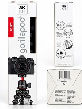 JOBY GorillaPod 3K Kit Flexible Tripod + Ball Head Camera Mount